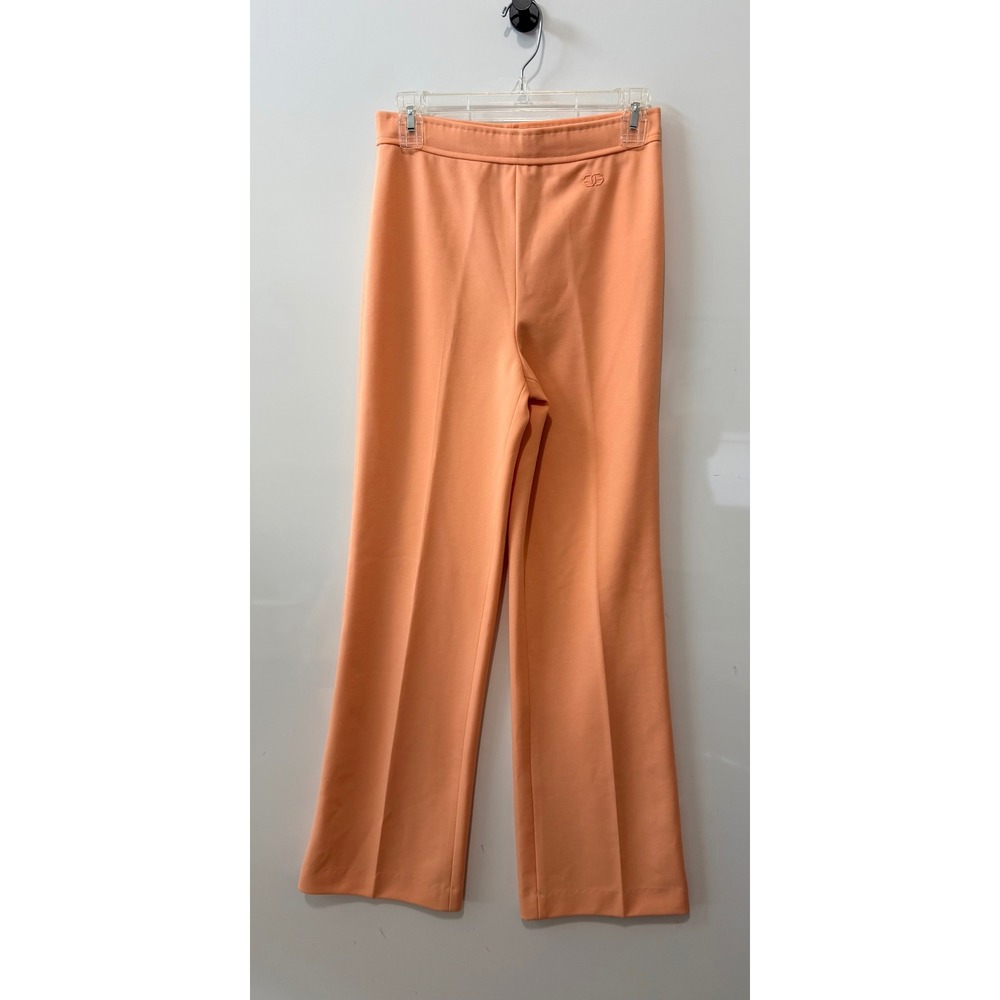 Vintage Givenchy Sport Peach Orange High Waisted Trousers Pants 70s